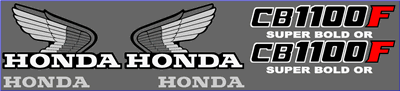 Honda CB 1100F Decal Set 1983Model Style A